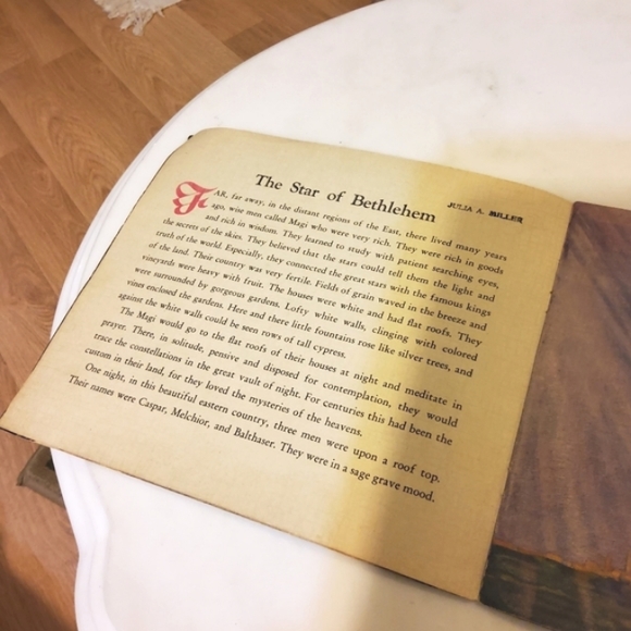 1934 Christmas Booklet The Star Of Bethlehem Book Vintage - Picture 8 of 16